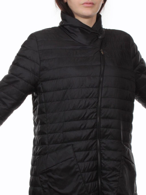 K-532 BLACK Куртка демисезонная стеганая женская (70 гр. холлофайбер) - Fashion фото 2