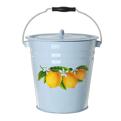 ЭМ_Ведро 12,0 л с крышкой ДЕКОР арт С1224, С1224.П/вП СибТ/ОБКЛ