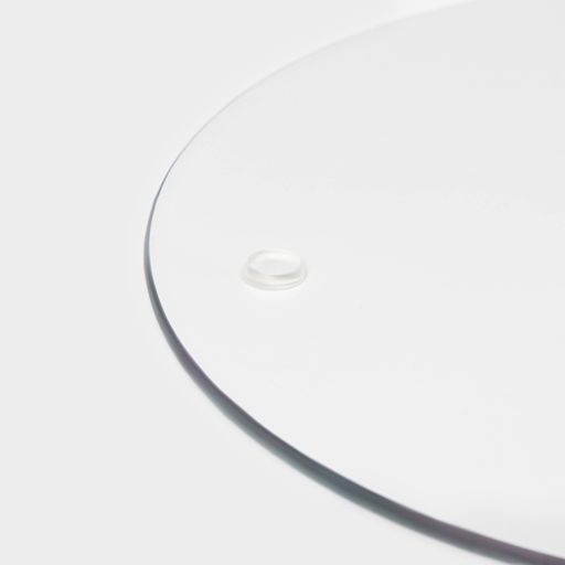 Доска разделочная Доляна «Голубой Агат», d=20 см, стекло, синяя