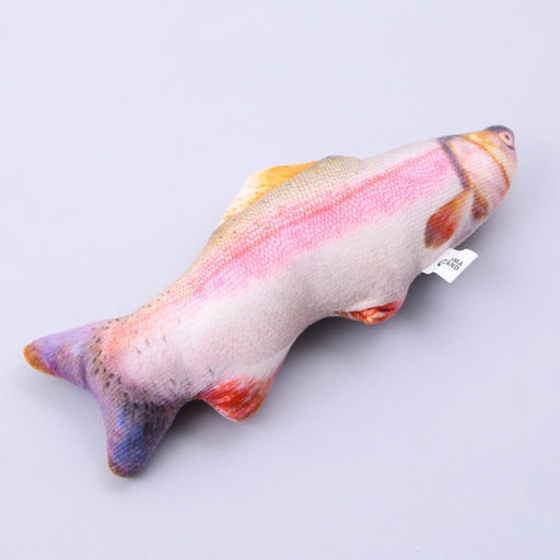 Игрушка для кошек с мятой Форель из текстиля, 20 см - Пушистое счастье фото 3