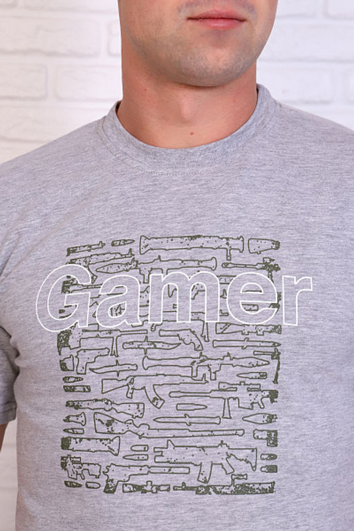 Футболка мужская, принт Gamer - Плиона фото 20