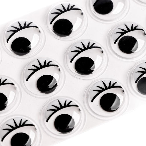 Глазки на клеевой основе, набор 24 шт., размер 1 шт. 1,5 см - Школа талантов фото 2