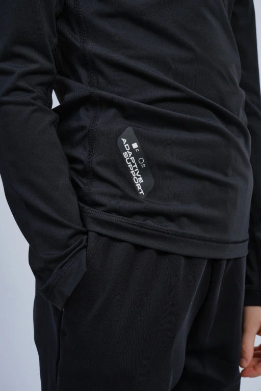 Футболка д/р Синтетика Черный - Anta sport фото 4