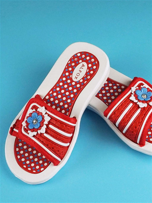 Шлепки Alfox для девочки - Соль&перец фото 2