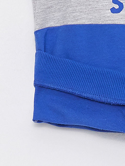 Kap??onlu Uzun Kollu Bask?l? Erkek Bebek Sweatshirt - Waikiki фото 3