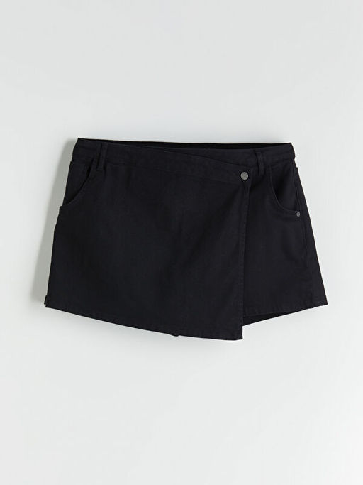 Standart Fit Kad?n Jean ?ort Etek