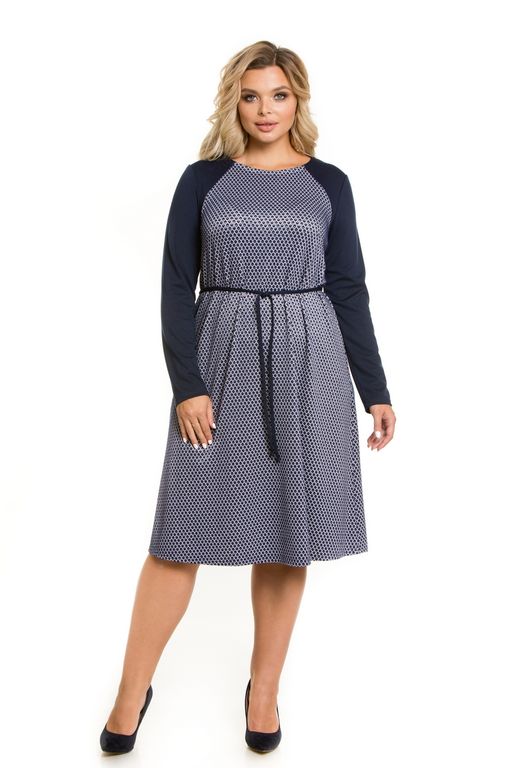 Платье 1068 темно-синий - Novita фото 3