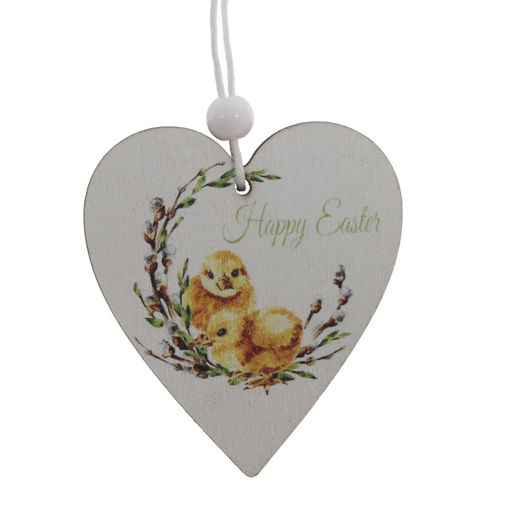 Набор из 9-ти изделий декоративных подвесных "Сердце" (5*0,5*6), L19,5 W6,5 H2 см