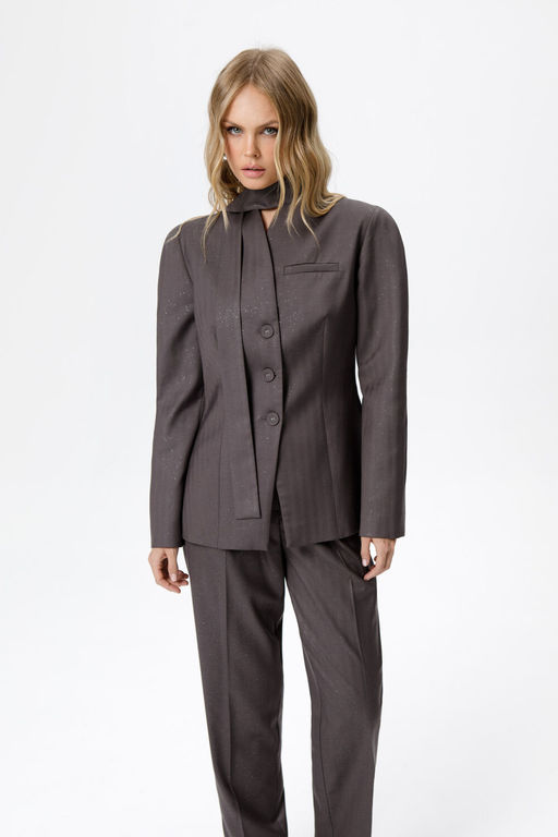 Жакет Pirs 6265 кофейный