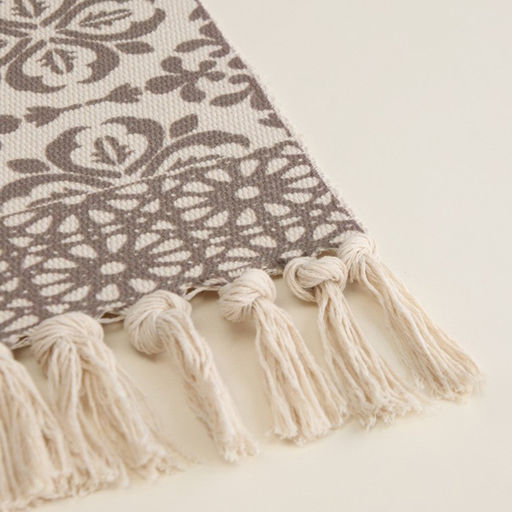 Коврик SL Home Cotton, 60180 см, серый, молочный, хлопок 50% - Sima-land home фото 6