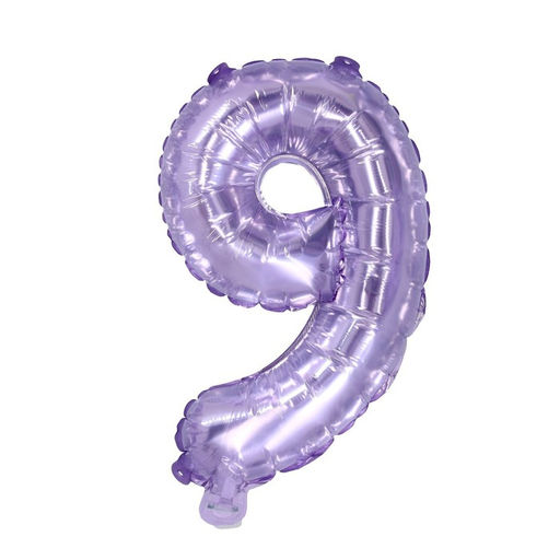 Воздушные шары фольгированные 16" «Набор цифры 0-9», для палочки, МИКС