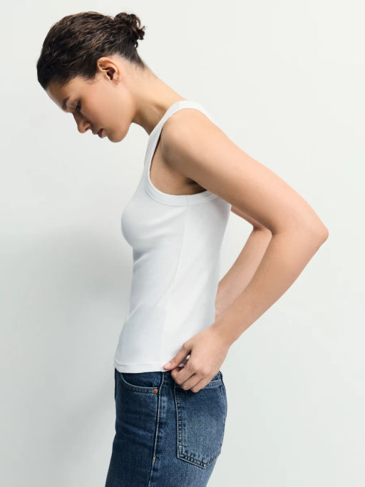 Базовая майка из хлопка / Zarina  фото 5