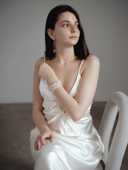 Серьги висячие со стразами Капля с ромбом, цвет белый в розовом золоте, 7.2 см