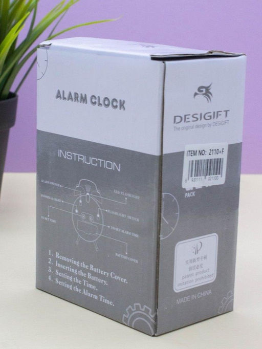 Часы-будильник Cute unicorn, pink (13х9 см)