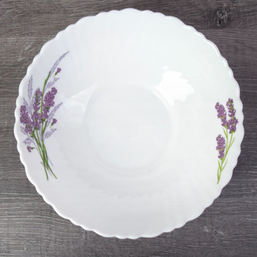 Салатник 650 мл 175 мм тарелка глубокая / TW-70 (7131-3) /уп 48/ Букет лаванды - ГалеонТрейд фото 3