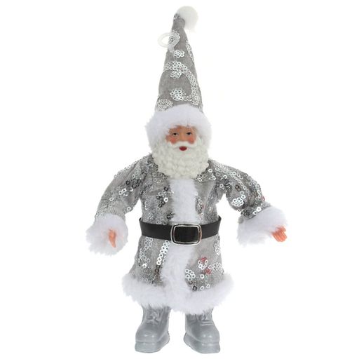 Дед Мороз, L12 W4 H24 см (без колпака Н17 см), 2в.