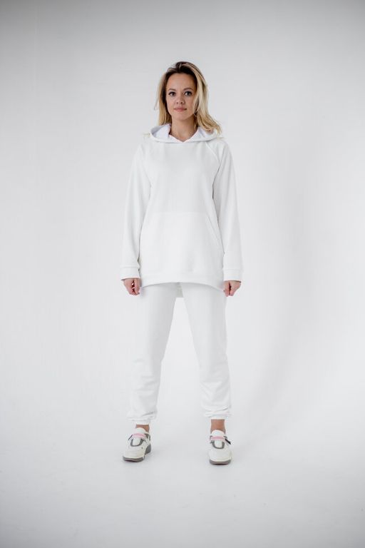 Футер 3х нитка КАЧЕСТВО ПЕНЬЕ костюм женский с брюками палаццо - Knitka wear фото 2