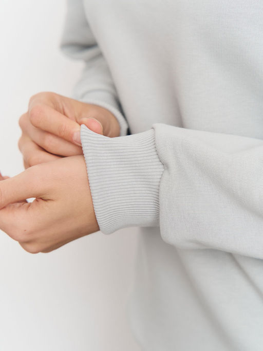 Толстовка женская 24234-477 футер стальной