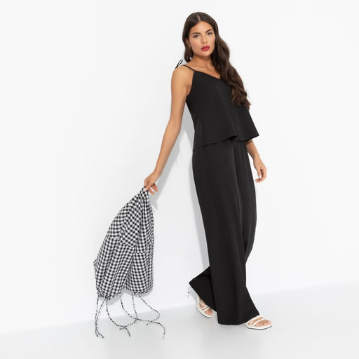 Брючный комплект‑тройка Приручённый шик (3 в 1 черно-белый) - Charutti фото 6