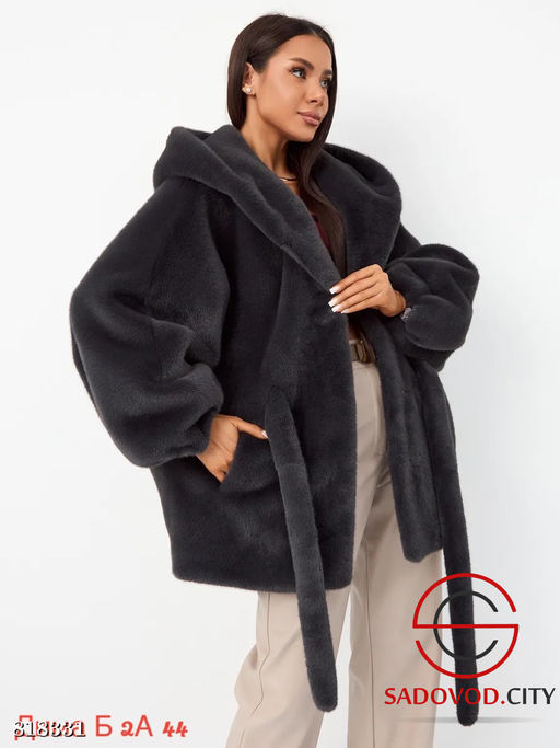 Шуба женская из искусственного меха