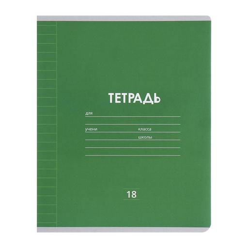 Набор тетрадей, 18 листов в линейку, Calligrata «Однотонная Классика Линовка», 10 штук