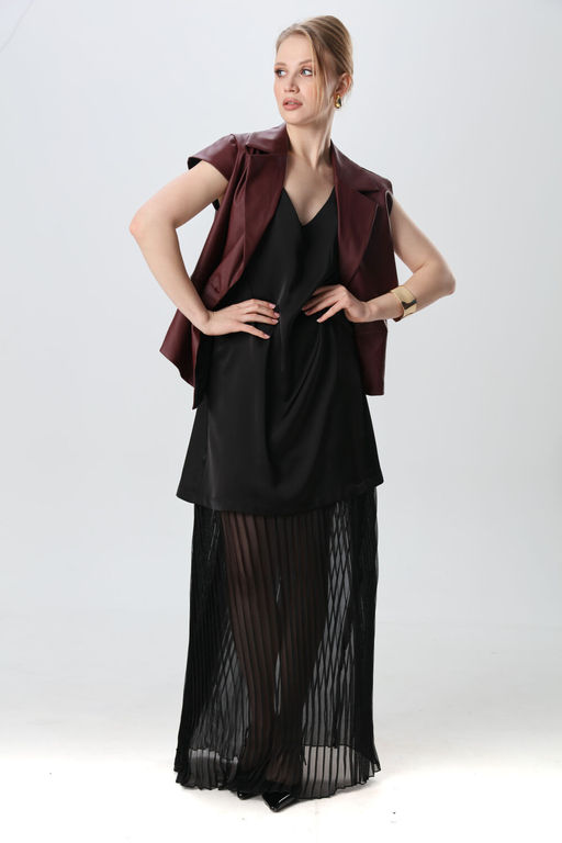 Платье NIKVA н1017-1 черный  фото 3