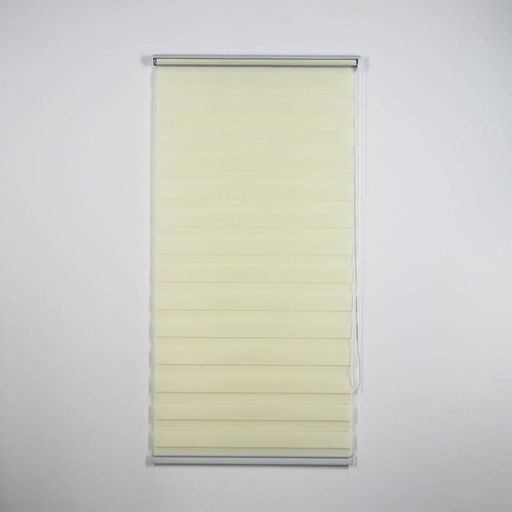 Штора рулонная День-ночь, 90180 см (с учётом креплений 3,5 см), цвет бежевый - Simaland фото 3