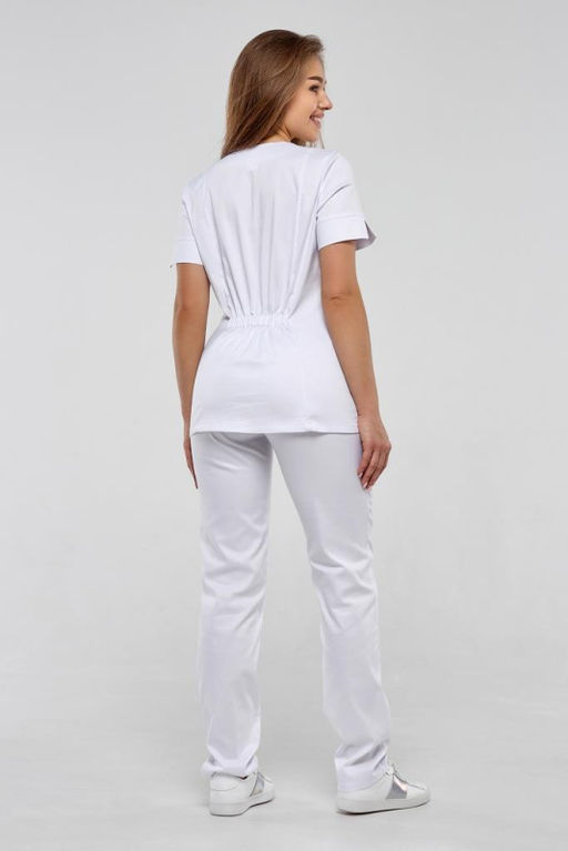 Костюм хирургический 185 CVC. Цвет: белый - Стильб фото 6