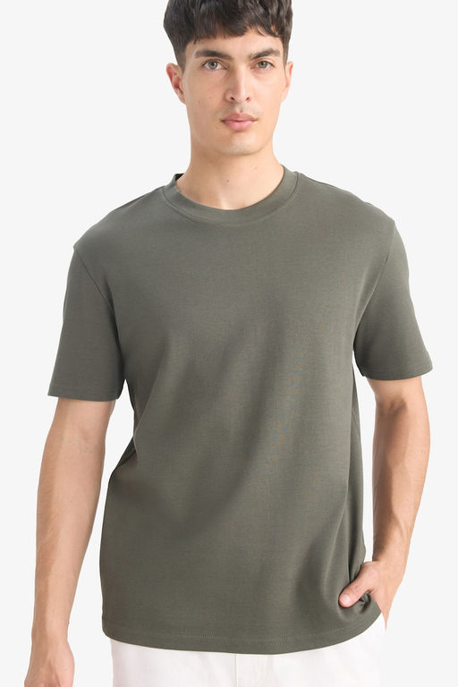 %100 Pamuk Regular Fit Basic Ti__rt