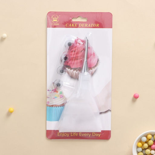 Набор кондитерский Десертный, 7 предметов: мешок 22?12 см, насадки 5 шт. d=1.7 см, адаптер - Simaland фото 6