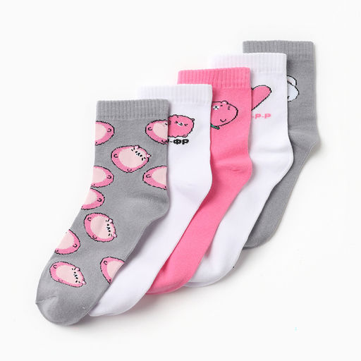 Носки женские KAFTAN Замурчательная, набор 5 пар, размер 36-39