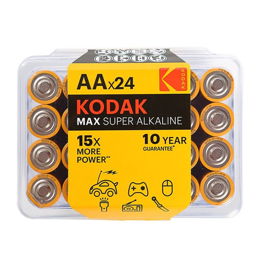 Батарейка алкалиновая Kodak Max, AA, LR6-24BOX, 1.5 В, бокс, 24 шт.