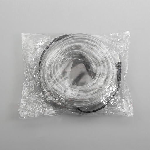 Световой шнур Luazon Lighting, 10 мм, IP65, 20 м, 24 LED/м, 220 В, 8 режимов, свечение жёлтое