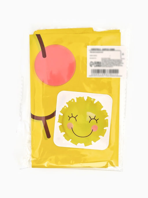 Цена за 2 шт. Воздушный шар фольгированный 22" "Солнышко" цвет желтый