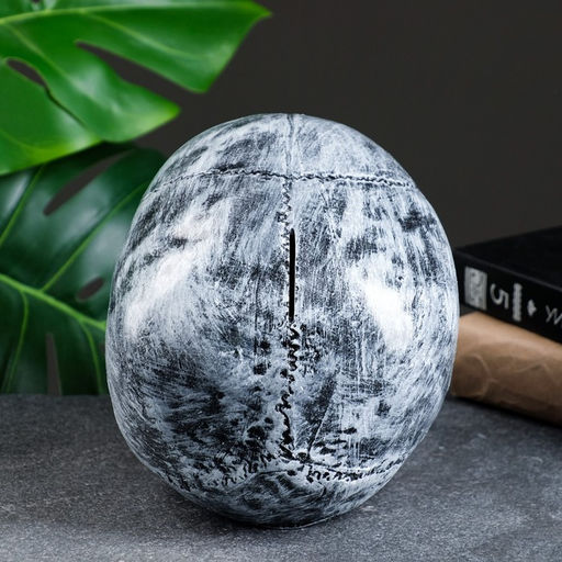 Копилка для денег «Череп», полистоун, 16×13×22 см