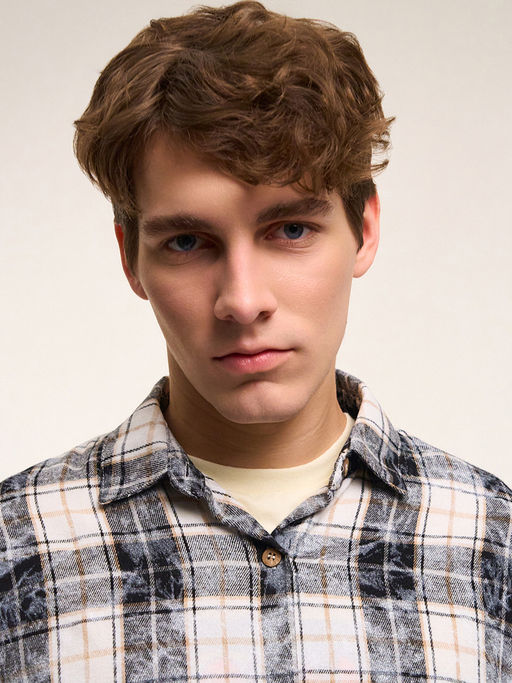 Рубашка серый CN25113FL1 - Nota bene фото 6