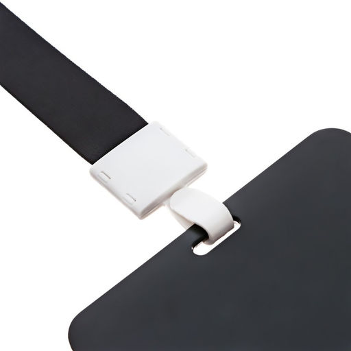 Цена за 2 шт. Бейдж горизонтальный, внешний 100×80 мм, внутренний 52×82 мм, лента 42 см, Кот