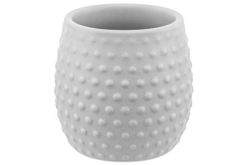 Банка д/хранения 190 мл 7,2*7,2*7,5 см Пузырьки светло-серая + бамб. крышка с сил. упл. - Elan gallery фото 5