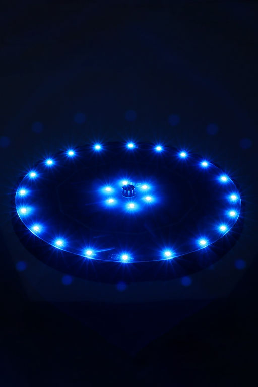 Фонтан на солнечной батарее,  h=0,55 метра, 180 л/ч, 7 Вт,  LED-подсветка, JT-180-26LED