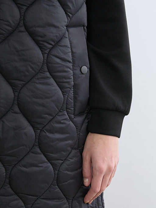 Kap??onlu Kapitone Kad?n ?i?me Yelek