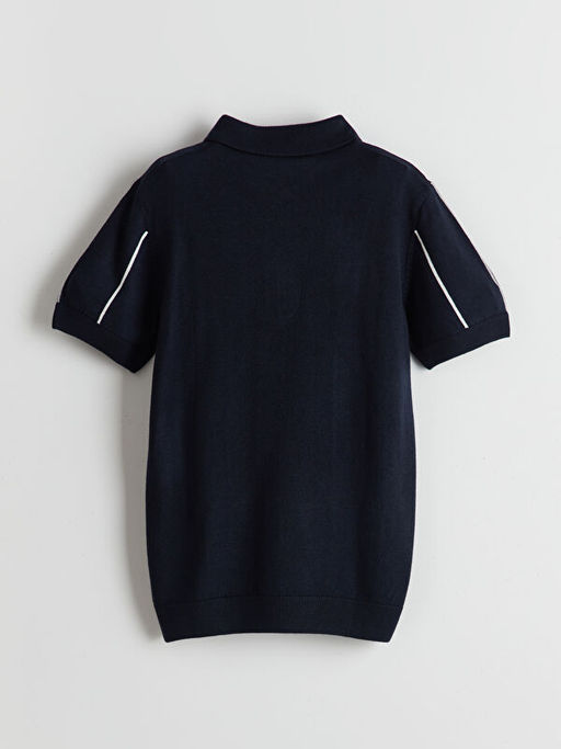 Polo Yaka Erkek ?ocuk Triko Kazak