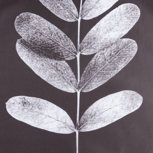 Штора для ванной водоотталкивающая «Этель» Natural print, 145×180 см, ткань оксфорд, серая