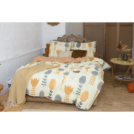 Постельное бельё Этель дуэт Autumn flowers 143*215 см - 2 шт, 220*240 см, 70*70 см -2 шт  фото 2