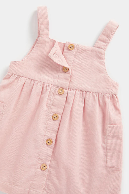 MOTHERCARE / Сарафан из вельвета с футболкой и колготками в комплекте  фото 5