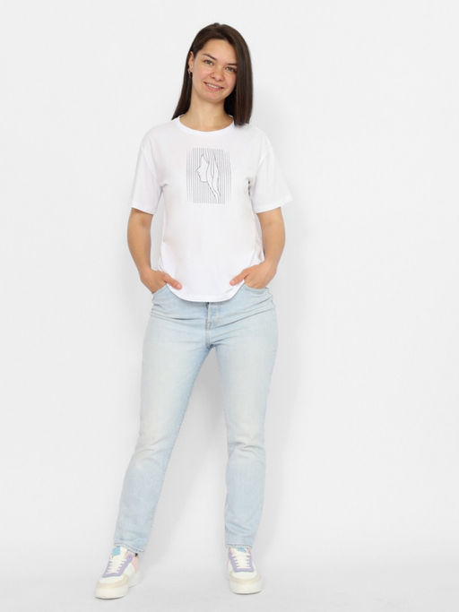 CRB wear/CSSW 60262-20 Футболка женская,белый/Ex.Cherubino фото 4