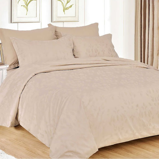 КПБ Сатин Жаккард 100% Хлопок - Гелиодор 2 сп. (4 наволочки)