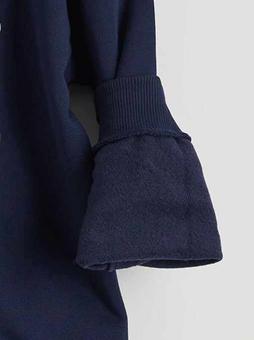 Sonic Bask?l? Erkek ?ocuk Kal?n Sweatshirt