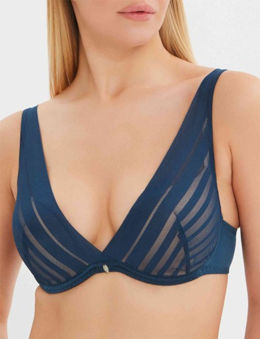 БЮСТГАЛЬТЕР Milavitsa 127660/C26 синий топаз/ нюд