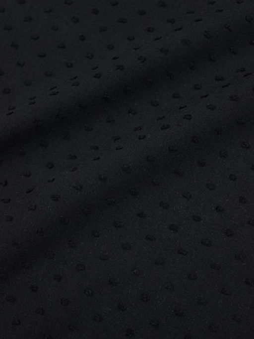 Фактурный хлопок Шарики цв.черный, ш.1.5м, батист, хлопок-100%, 80гр/м.кв