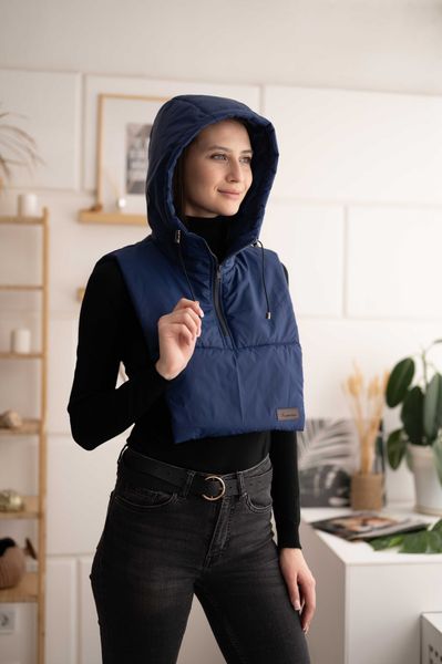 Капор синий, капюшон - Yollochka фото 6